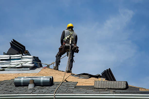 Professional Metal Roofing technician working in Porter, ME
